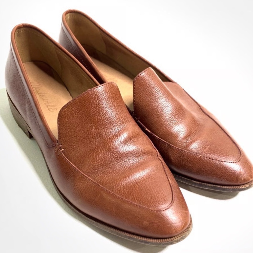 Madewell The Frances Loafer Burnished Mahogany Leather Women’s 9 (Estimated)